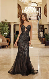 1 of 9 Nox Anabel C1848 Black/Nude