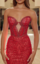 5 of 9 Nox Anabel C1848 Red/Nude