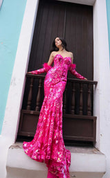 3 of 25 Nox Anabel D1269 Fuchsia