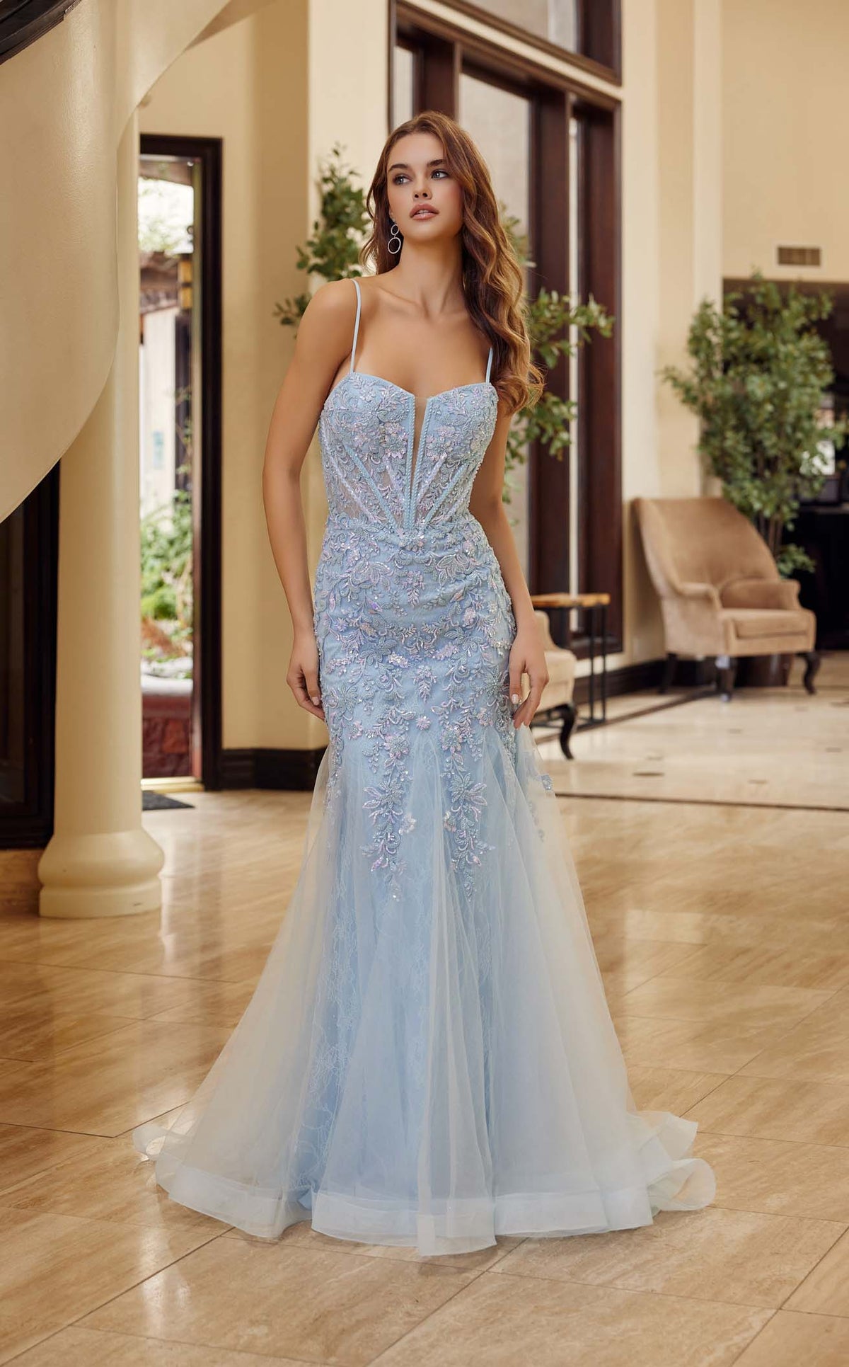 strapless open back dress Julianne Corset Satin Gown | Red | Debs & Prom