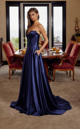 7 of 16 Nox Anabel K1735 Navy Blue