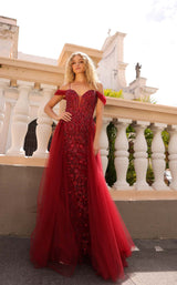 1 of 4 Nox Anabel L1362 Burgundy