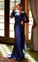 3 of 4 Nox Anabel ME123 Navy Blue