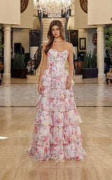 1 of 8 Nox Anabel Q1779 Blush Print