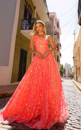 1 of 2 Nox Anabel R1305 Neon Peach