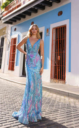 1 of 5 Nox Anabel R1402 Blue Multi