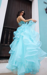 2 of 2 Nox Anabel R1433 Aqua Blue