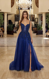 5 of 9 Nox Anabel R1824 Navy Blue