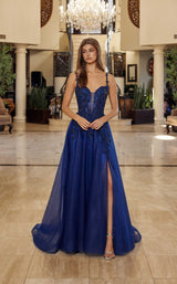 6 of 9 Nox Anabel R1824 Navy Blue