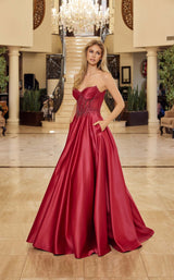 1 of 8 Nox Anabel Y1798 Burgundy