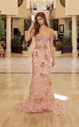 6 of 9 Nox Anabel Y1801 Blush Print
