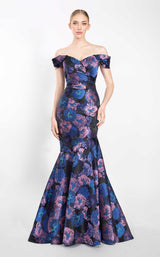1 of 2 Janique P23002 Blue/Purple