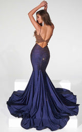15 of 19 Portia and Scarlett PS22518 Navy/Gold
