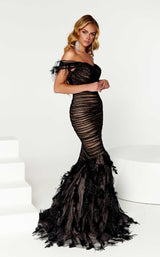 1 of 3 Portia and Scarlett PS23081 Dress Black