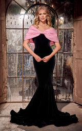 2 of 5 Portia and Scarlett PS24042 Black-Pink