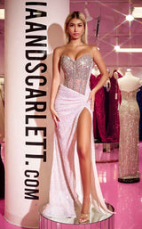 8 of 18 Portia and Scarlett PS24850C Silver/Ivory