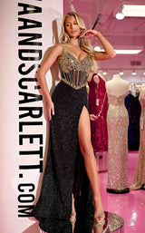 1 of 9 Portia and Scarlett PS24872C Black-Gold