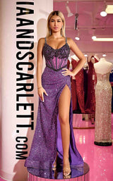 2 of 9 Portia and Scarlett PS24872C Purple