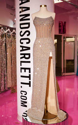 4 of 10 Portia and Scarlett PS24877C Silver-Nude