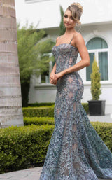 9 of 14 Portia and Scarlett PS25251 Teal/Nude