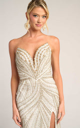 4 of 31 Portia and Scarlett PS26407C Ivory/Gold