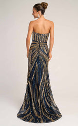 9 of 27 Portia and Scarlett PS26418C Navy/Gold