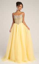 1 of 3 Portia and Scarlett XO047 Yellow