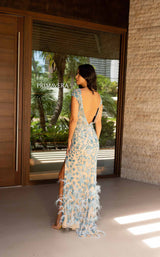5 of 5 Primavera Couture 12107 Nude/Powder Blue