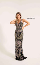 4 of 6 Primavera Couture 12177 Black Multi