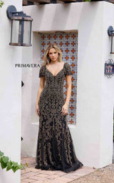 3 of 8 Primavera Couture 12178 Black/Gold