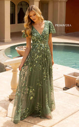 2 of 7 Primavera Couture 12193 Sage Green
