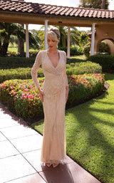 2 of 10 Primavera Couture 12209 Nude/Silver
