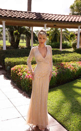 3 of 10 Primavera Couture 12209 Nude/Silver