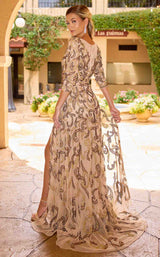 6 of 6 Primavera Couture 12214 Nude/Gold