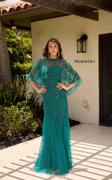 6 of 13 Primavera Couture 13145 Teal