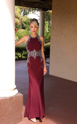6 of 20 Primavera Couture 13167 Burgundy