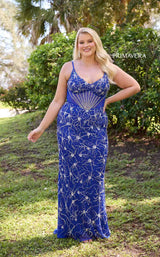6 of 9 Primavera Couture 14079 Royal Blue