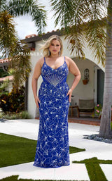 5 of 9 Primavera Couture 14079 Royal Blue