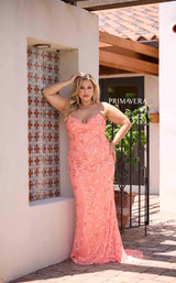 2 of 7 Primavera Couture 14080 Coral