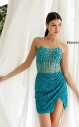 2 of 7 Primavera Couture 4231 Teal