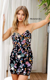 4 of 7 Primavera Couture 4235 Black-Multi