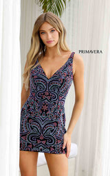 3 of 6 Primavera Couture 4271 Black-Multi