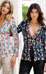 5 of 10 Primavera Couture 4274 Black-Multi