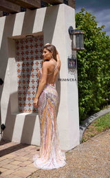 8 of 10 Primavera Couture 4302 Ivory/Coral