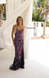 2 of 5 Primavera Couture 4387 Black/Purple