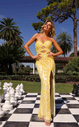 30 of 44 Primavera Couture 4504 Yellow