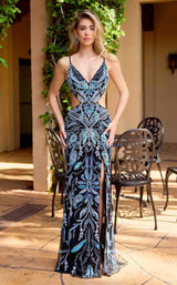 1 of 23 Primavera Couture 4508 Black/Blue
