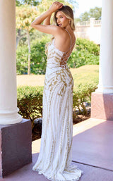 13 of 23 Primavera Couture 4519 Ivory/Gold