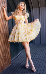 2 of 7 Rachel Allan 40408 Yellow-Print