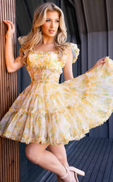 3 of 7 Rachel Allan 40408 Yellow-Print